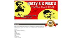 Desktop Screenshot of bettysandnicks.com
